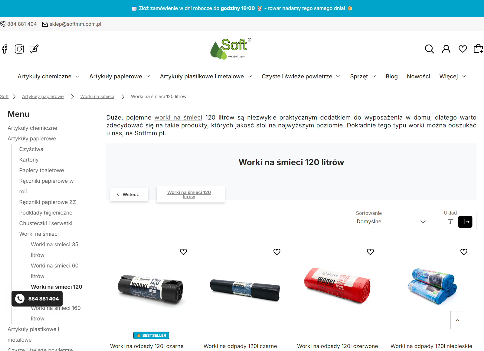 Jak dobrać worki na śmieci 120 l do pojemnika lub kosza?