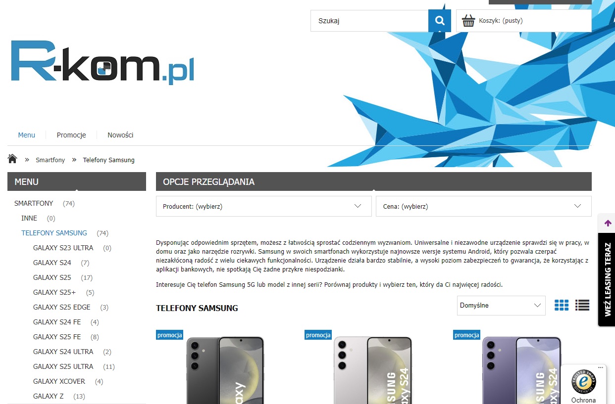 Telefony Samsung - połączenie nowoczesnego designu i wydajności