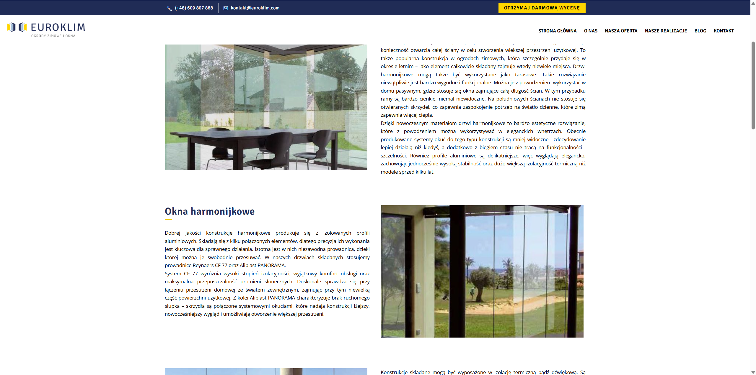 Okna harmonijkowe - nowoczesny sposób na połączenie domu z ogrodem