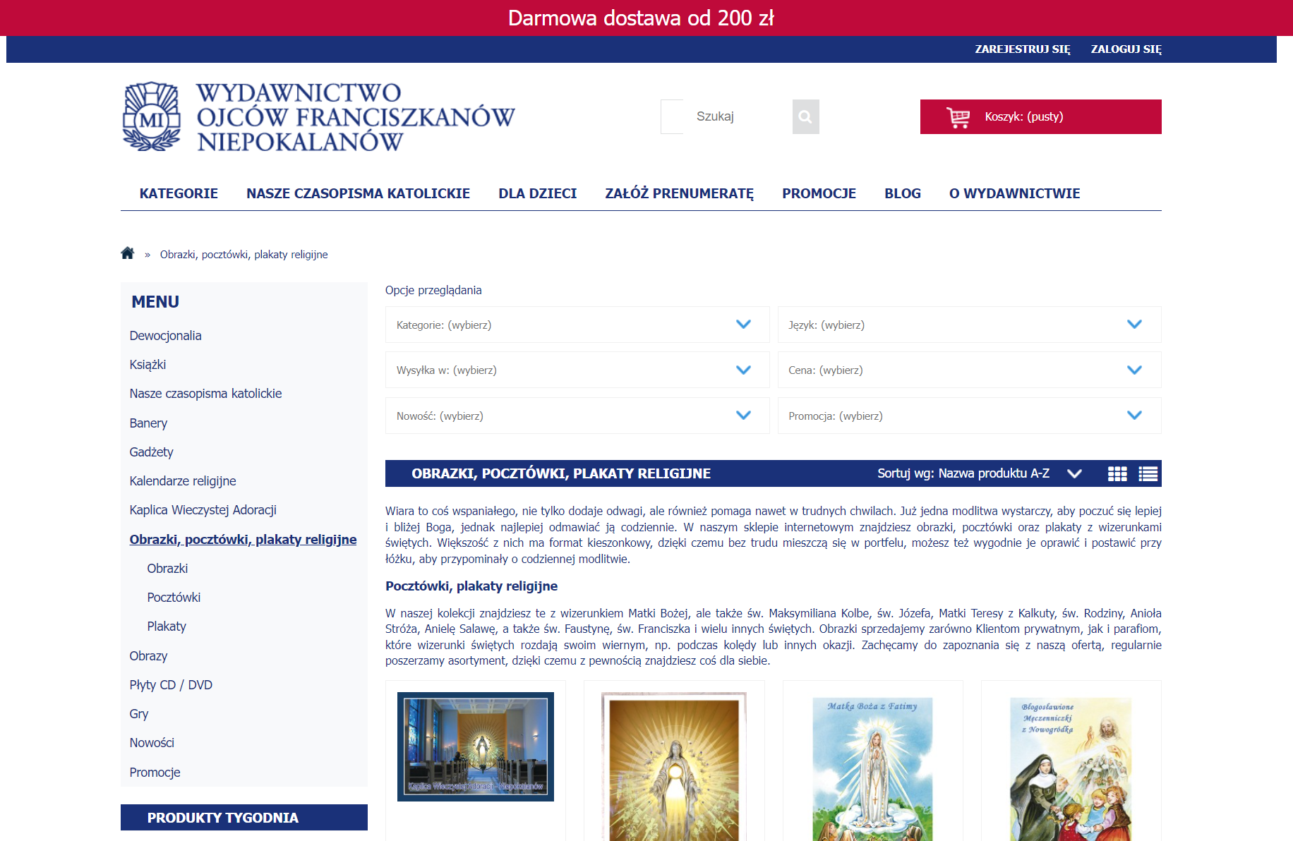 Najpopularniejsze motywy na obrazkach religijnych - które wizerunki świętych są najczęściej wybierane?