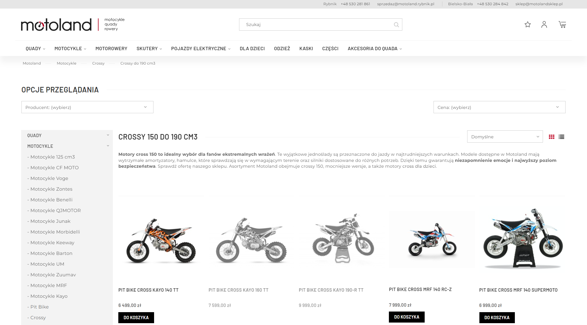 Jak wybrać crossa 150? Najważniejsze parametry techniczne, na które warto zwrócić uwagę