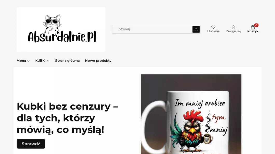 Zrzut ekranu strony